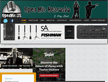 Tablet Screenshot of openmicnebraska.com